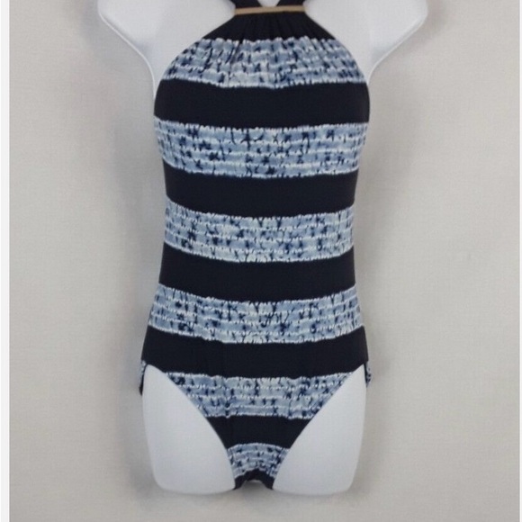 Michael Kors Other - Michael Kors Striped Blue Swimsuit